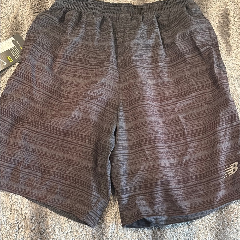 New Balance Men's Gray Athletic Shorts